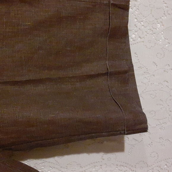 Linen Shorts 18W - Picture 5 of 10